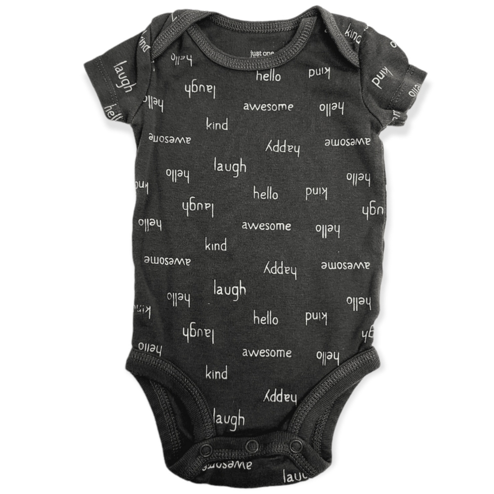 Just One You By Carter's Hello Short Sleeve Bodysuit